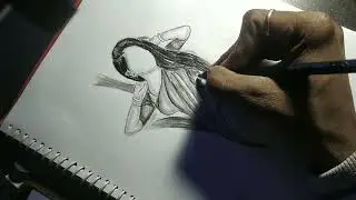 How to make a model Art ❣️🎨#artist #Modelart #watercolor #arteducation
