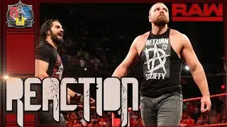 😲 DEAN AMBROSE RETURNS LIVE REACTION - RAW BEFORE SUMMERSLAM 2018
