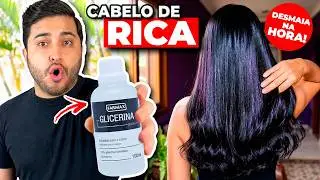 Pharmacy trick with glycerin that saves dry hair in 7 minutes!