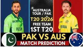 Pakistan vs Australia 1st T20 Prediction 🦁 | PAK vs AUS Today Match Prediction 2026