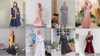 48 Model Baju Gamis Syari 2020 | Trend Baju Gamis Syari Lebaran Terbaru