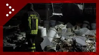Milano, incendio presso torri bianche Via Saponaro: in fiamme materiali da costruzione