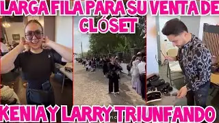 KENIA Y LARRY CON &Eacute;XITO TOTAL EN VENTA DE SU ROPA DE CL&Oacute;SET 