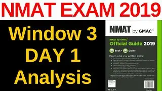 NMAT Exam 2019 Analysis [Window 3 Day 1] Must Watch Before Exam