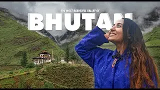 I found the most beautiful valley of Bhutan 😍