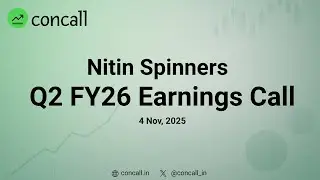 Nitin Spinners  Q2 FY26 Earnings Conference Call  | concall.in