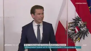Sebastian Kurz zu den Lockerungen der Corona-Maßnahmen in Österreich am 29.05.20