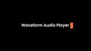 Waveform Audio Player - VEVA Collect