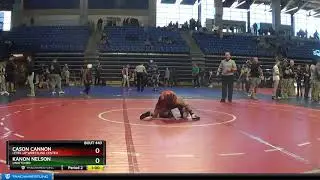 Middle School 106 Kanon Nelson Unattched Vs Cason Cannon Level Up Wrestling Center