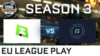 Flipsid3 Tactics vs Gale Force Esports EU League Play - RLCS S3