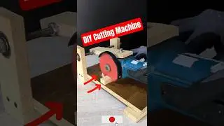 How to Cut Wood Fast with Angle Grinder | Genius DIY Jig #shorts