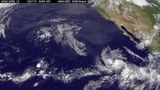 GOES-West Video of Tropical Storm Blas