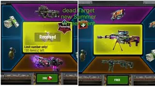 dead Target: zombie|new Summer Wheel Event | new weapon skins|