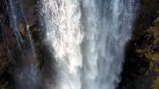 Drone cascade Pisse vache Valais Suisse
