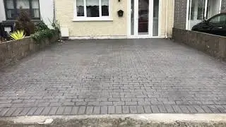 Imprint concrete driveway new seal