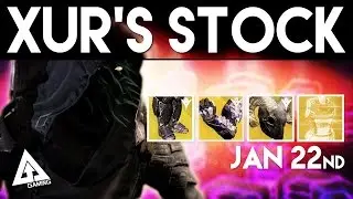 Destiny Xur January 22nd - Xur's Location & Stat Rolls | Destiny The Taken King Exotics