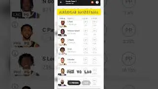 PHX VS LAC l AMERICAN BASKETBALL l NBA l FINAL TEAM