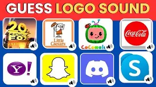 Guess The Logo Sound 🔊 | Coca-Cola, 20th Century, Cocomelon, Snapchat, Skype | Logo Quiz 2025