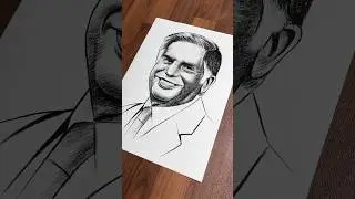 Ratan Tata Ji 🙏 #shorts #drawing #sketch #artwork #ratantata #tata