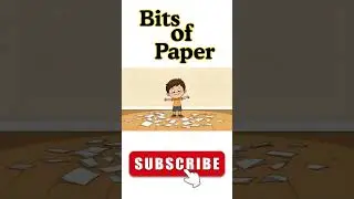 Bits of Paper ✨ | Fun Clean-Up Song for Kids | Nursery Rhyme