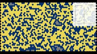 Bernoulli site percolation on a honeycomb lattice