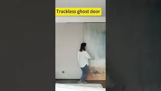 Trassckless ghost door has minimalist。sthetics, privacy protection, beautiful safety, and space save