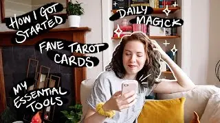 witch Q&A ☾ how i started, daily magick, essential tools, fave tarot cards