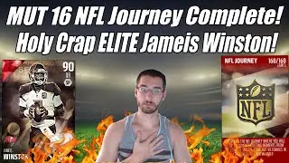 MUT 16 NFL Journey MASTER Complete! | HOLY CRAP ELITE Jameis Winston | NFL Journey Master Solo