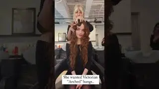 8-Month Hair Evolution with Razor-Cut Layers and Victorian Bangs