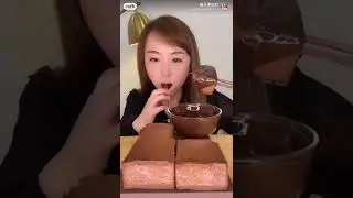 mukbang korean food Asmr||eating full cream chocolate Lava cake||#asmreating #pleasesubscribe