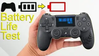Battery Life Test of PlayStation 4 Dual Shock 4 Controller