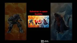 Galvatron vs space Godzilla ai fight #deathbattle #transformers #godzilla