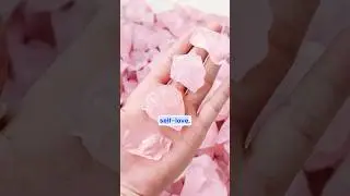 Rose Quartz: The Stone of Love & Beauty | Attract Love & Heal with This Gem 💖 #shorts #rosequartz