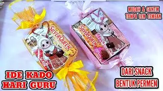 Ide Kado Hari Guru / Tutorial Membuat Kado Hari Guru Unik Dari Snack Bentuk Permen Yang Mudah 