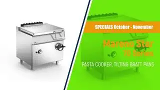 Mareno Star 70 Pasta Cooker & Tilting Bratt Pan | Commercial Kitchen Equipment