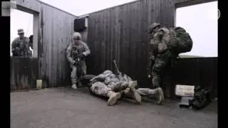 U.S. Army Paratroopers Urban Assault Training
