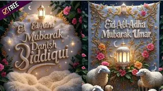 Eid Al Adha Mubarak Ai photo Editing 😍||Bakra Eid 2025 | Eid Al Adha photo editing | Grok Beta ai