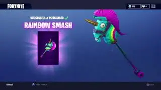 Buying the rainbow  smash  in Fortnite