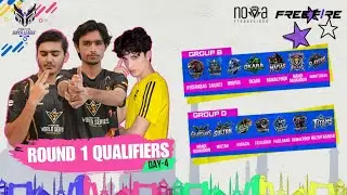 FFSL 2026 LIVE 🔥 | Round 1 Qualifiers &ndash; Day 4 | Group B vs D| @FreeFireEsportsPakistan​