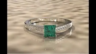 Jewellery render keyshot 10 render | Emerald | Diamond |  | Matrix 9 | Jewels of Serendib
