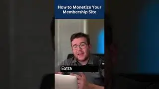 How To Monetize Your Membership Site #shorts #membershipsite