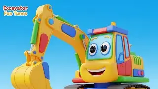 🚧 Kids Songs About Diggers and Bulldozers | City Construction Cartoon