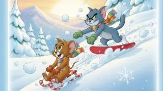 ❄️🐱🐭 Tom & Jerry: The Snow Mountain Chase | Funny Winter Kids Poem Adventure! ⛷️✨