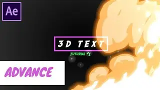 FLY TROUGH your 2D TEXT or TITLE | After Effects Tutorial#1