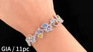 Natural Colored Diamond Bracelet | POYAS JEWELRY