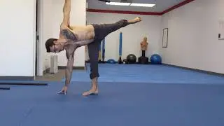 Steel mace yoga
