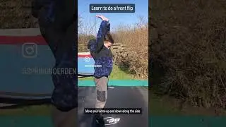 Learn to do a front flip - Somersault tutorial - salto tutorial