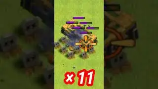 How many lvl 1 Wall Breaker can break Max Walls | Clash Of Clans | #shorts #cocshorts