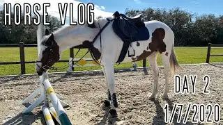 Prepping for XC schooling (Horse Vlog day 2) || Kirsten Equestrian