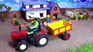 DIY Mini Tractor | Build a Mini Concrete Bridge | Science Project | @childventure24